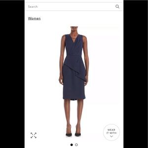 Navy sheath dress
